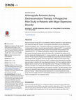 Research paper thumbnail of Anterograde Amnesia during Electroconvulsive Therapy: A Prospective Pilot-Study in Patients with Major Depressive Disorder