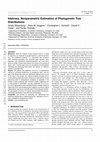 Research paper thumbnail of RH: NONPARAMETRIC ESTIMATION OF PHYLOGENETIC DISTRIBUTIONS Nonparametric Estimation of Phylogenetic Tree Distributions