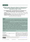 Research paper thumbnail of Multiple Logistic Regression Model for Determinants of Injectable Contraceptive Uptake Among Women of Reproductive Age in Kenya