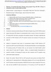 Research paper thumbnail of Outcomes of Isoniazid Preventive Therapy among people living with HIV in Kenya: A retrospective study of routine health care data