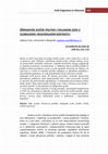 Research paper thumbnail of Le Politiche Linguistiche Educative e La Lingua Italiana Nel Contesto Globale e Regionale Obrazovne Jezičke Politike I Italijanski Jezik U Globalnom I Regionalnom Kontekstu