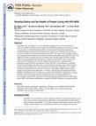 Research paper thumbnail of Housing status and the health of people living with HIV/AIDS