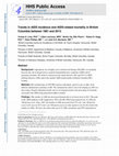 Research paper thumbnail of AIDS incidence and AIDS-related mortality in British Columbia, Canada, between 1981 and 2013: a retrospective study