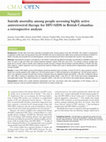 Research paper thumbnail of Suicide mortality among people accessing highly active antiretroviral therapy for HIV/AIDS in British Columbia: a retrospective analysis