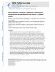 Research paper thumbnail of Factors linked to transitions in adherence to antiretroviral therapy among HIV-infected illicit drug users in a Canadian setting