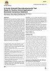 Research paper thumbnail of Is Kurjak Antenatal Neurodevelopmental Test Ready for Routine Clinical Application? Bucharest Consensus Statement