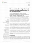 Research paper thumbnail of Waves and Swells in High Wind and Extreme Fetches, Measurements in the Southern Ocean