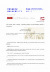 Research paper thumbnail of Nicola Esposito, «"Et essendo già la nomea sparta del senno del ditto Dante" Rivisitazioni gnomiche e paremiache della "Commedia" nei novellieri toscani di fine 300», Fiori, fioretti, detti e sentenze. Lett. gnomica tra med. romanzo e rinascimento,  Masarykova Univerzita, Brno, 14-15 sett. 2023