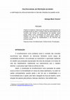 Research paper thumbnail of POLÍTICA SOCIAL DE PROTEÇÃO AO IDOSO: a reafirmação da cultura privacionista no trato das refrações da questão social