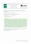 Research paper thumbnail of Preferential Trade Agreements and Productivity: Evidence from Peru