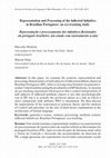 Research paper thumbnail of Representation and Processing of the Inflected Infinitive in Brazilian Portuguese: an eye-tracking study