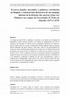 Research paper thumbnail of Escravos fugidos, mocambos and palmares. Territories in Dispute and Discursive Construction of an Internal Enemy in the Relação das guerras feitas aos Palmares tempos do Governador D. Pedro de Almeida (1675 to 1678)