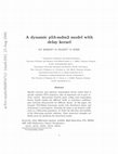 Research paper thumbnail of A dynamic p53-mdm2 model with delay kernel