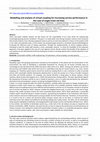 Research paper thumbnail of Modelling and analysis of virtual coupling for increasing service performance in the case of single-track rail lines