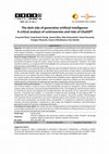 Research paper thumbnail of The dark side of generative artificial intelligence: A critical analysis of controversies and risks of ChatGPT