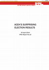 Research paper thumbnail of Aceh’s surprising election results