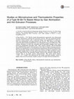 Research paper thumbnail of Studies on Microstructure and Thermoelectric Properties of p-Type Bi-Sb-Te Based Alloys by Gas Atomization and Hot Extrusion Processes