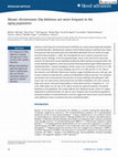 Research paper thumbnail of Mosaic chromosome 20q deletions are more frequent in the aging population