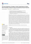 Research paper thumbnail of Accurate Prediction of Sudden Cardiac Death Based on Heart Rate Variability Analysis Using Convolutional Neural Network