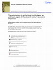 Research paper thumbnail of The colonisation of rainfed land in al-Andalus: an unknown aspect of the eleventh-century economic
expansion