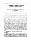 Research paper thumbnail of Implication of Covid 19 on financial technology adoption in India