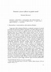 Research paper thumbnail of Emozioni e processi riflessivi nei giudizi morali