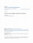 Research paper thumbnail of Socioeconomic Rights and Theories of Justice