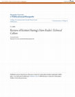 Research paper thumbnail of Review of Kristen Haring's Ham Radio's Technical Culture