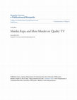 Research paper thumbnail of Murder, Rape, and More Murder on Quality TV