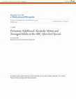 Research paper thumbnail of Premature Adulthood: Alcoholic Moms and Teenage Adults in the ABCAfterschool Specials