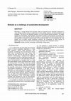 Research paper thumbnail of Biofuels as a challenge of sustainable development