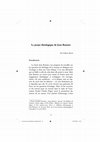 Research paper thumbnail of Le projet théologique de Jean Bastaire