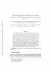 Research paper thumbnail of Estimation of spatio-temporal wave grouping properties using Delaunay triangulation and spline techniques