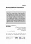 Research paper thumbnail of Raccontare e descrivere la tecnoscienza Raccontare la scienza