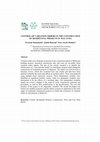 Research paper thumbnail of Control of Variation Orders in the Construction of Residential Projects in Malaysia