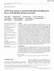 Research paper thumbnail of LRFN5 locus structure is associated with autism and influenced by the sex of the individual and locus conversions