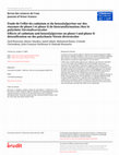 Research paper thumbnail of Étude de l’effet du cadmium et du benzo[a]pyrène sur des enzymes de phase I et phase II de biotransformation chez le polychète Nereisdiversicolor