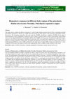 Research paper thumbnail of Biomarkers responses in different body regions of the polychaeta Hediste diversicolor (Nereidae, Polychaete) exposed to copper