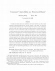 Research paper thumbnail of Consumer Vulnerability and Behavioral Biases