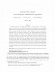 Research paper thumbnail of 2005b. “Separate When Equal? Racial Inequality and Residential Segregation.” Unpublished paper