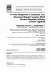 Research paper thumbnail of In-vitro Response of Gladiolus (var. American Beauty) towards Plant Growth Regulators Using Cormel Explants