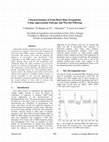 Research paper thumbnail of Characterization of fetal heart rate irregularity using approximate entropy and wavelet filtering