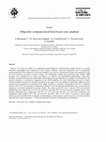 Research paper thumbnail of Objective computerized fetal heart rate analysis