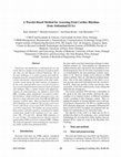 Research paper thumbnail of A wavelet-based method for assessing fetal cardiac rhythms from abdominal ECGs