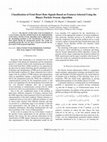 Research paper thumbnail of Classification of Fetal Heart Rate Signals Based on Features Selected Using the Binary Particle Swarm Algorithm