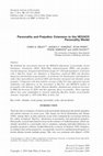 Research paper thumbnail of Personality and Prejudice: Extension to the HEXACO Personality Model