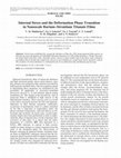 Research paper thumbnail of Internal stress and the deformation phase transition in nanoscale barium-strontium titanate films