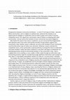 Research paper thumbnail of Disagreement religious practice