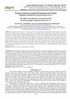 Research paper thumbnail of Pengaruh Amelioran terhadap Pertumbuhan dan Produksi Tanaman Cabai Rawit (Capsicum frutescens L.)