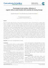 Research paper thumbnail of Physiological and sanitary attributes of organic lettuce seeds treated with essential oils during storage